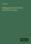 Bibliographie der künstlichen Mineralienerzeugung