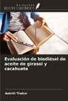 Evaluación de biodiésel de aceite de girasol y cacahuete