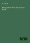 Strafgesetzbuch für das Deutsche Reich