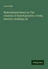 Rents and purchases; or, The valuation of landed property, woods, minerals, buildings, &c