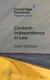 Content-Independence in Law