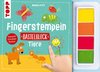 Fingerstempeln. Bastelblock Tiere