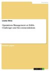 Operations Management at ZARA. Challenges and Recommendations