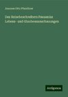 Des Reisebeschreibers Pausanias Lebens- und Glaubensanschauungen