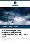 Auswirkungen von Niederschlägen im Stadtgebiet von Rio Claro - SP