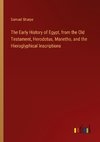 The Early History of Egypt, from the Old Testament, Herodotus, Manetho, and the Hieroglyphical Inscriptions