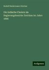 Die indische Cholera im Regierungsbezirke Zwickau im Jahre 1866