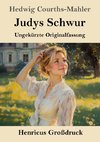 Judys Schwur (Großdruck)