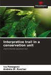 Interpretive trail in a conservation unit