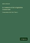 Le commerce et de la législation commerciale