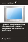 Opinión del profesorado universitario sobre el programa de televisión educativa