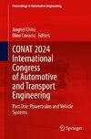 CONAT 2024 International Congress of Automotive and Transport Engineering