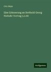 Eine Erinnerung an Berthold Georg Niebuhr Vortrag 5.2.66