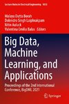 Big Data, Machine Learning, and Applications