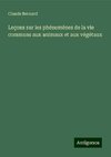 Leçons sur les phénomènes de la vie communs aux animaux et aux végétaux