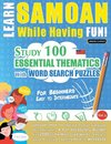 LEARN SAMOAN WHILE HAVING FUN! - FOR BEGINNERS