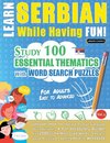 LEARN SERBIAN WHILE HAVING FUN! - FOR ADULTS