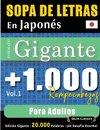 SOPA DE LETRAS EN JAPONÉS FORMATO GIGANTE