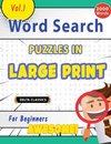 WORD SEARCH PUZZLES IN LARGE PRINT FOR BEGINNERS - AWESOME! VOL.1 - DELTA CLASSICS