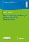 Peer-Unterstützungsbeziehungen im Kontext psychischer Beeinträchtigung