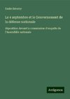 Le 4 septembre et le Gouvernement de la défense nationale