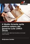 Il Medio Oriente nella politica estera del governo Lula (2003-2010)