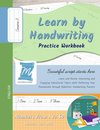 Learn by Handwriting, Practice Workbook - Numbers from 1 to 50 - Words and Numbers - Cursive, Level 3