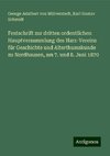 Festschrift zur dritten ordentlichen Hauptversammlung des Harz-Vereins für Geschichte und Alterthumskunde zu Nordhausen, am 7. und 8. Juni 1870