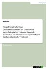 Sprachvergleichender Grammatikunterricht. Kontrastive morphologische Untersuchung der deutschen und türkischen regelmäßigen Verben (Deutsch, 7. Klasse)