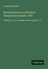 Documents de la session de la Puissance du Canada- 1872