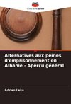 Alternatives aux peines d'emprisonnement en Albanie - Aperçu général