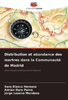 Distribution et abondance des martres dans la Communauté de Madrid