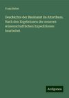 Geschichte der Baukunst im Alterthum. Nach den Ergebnissen der neueren wissenschaftlichen Expeditionen bearbeitet