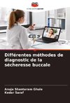 Différentes méthodes de diagnostic de la sécheresse buccale