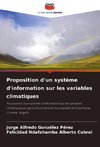 Proposition d'un système d'information sur les variables climatiques