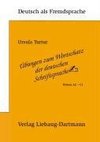 Übungen zum Wortschatz der deutschen Schriftsprache.