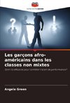 Les garçons afro-américains dans les classes non mixtes