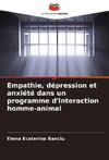 Empathie, dépression et anxiété dans un programme d'interaction homme-animal