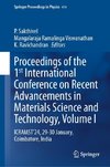 Proceedings of the 1st International Conference on Recent Advancements in Materials Science and Technology, Volume I