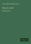 Éloge de Lancret