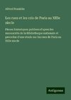 Les rues et les cris de Paris au XIIIe siecle