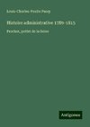 Histoire administrative 1789-1815