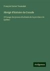 Abrégé d'histoire du Canada