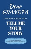 Dear Grandpa Guided Journal For Memory Keepsake, I Wanna Know You, Tell Me Your Life Story