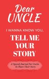 Dear Uncle Guided Journal For Memory Keepsake, I Wanna Know You, Tell Me Your Life Story