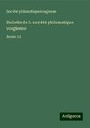 Bulletin de la société philomatique vosgienne