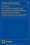 Der Deutsche Kohleausstieg im Kontext des völkerrechtlichen Investitionsschutzrechts