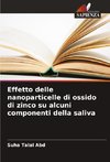 Effetto delle nanoparticelle di ossido di zinco su alcuni componenti della saliva