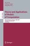 Theory and Applications of Models of Computation