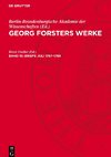 Georg Forsters Werke, Band 15, Briefe Juli 1787-1789